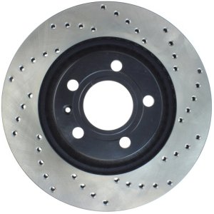 Audi S4 Brake Rotor (1) - Rear Left - Stoptech - Sport Cross Drilled - Black - `04-`09 Audi S4 Brake Rotor (1) - Rear Left - Stoptech - Sport Cross Drilled - Black - `04-`09