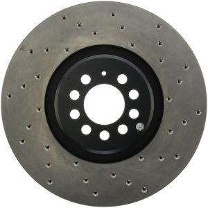 Audi TT Quattro Brake Rotor (1) - Front Left - Stoptech - Drilled Sport - Black - `04-`06 Audi TT Quattro Brake Rotor (1) - Front Left - Stoptech - Drilled Sport - Black - `04-`06