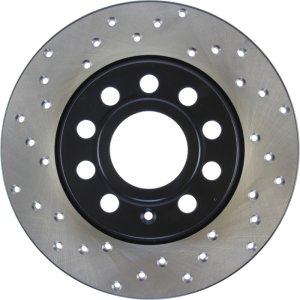 Volkswagen Multivan Brake Rotor (1) - Rear Right - Stoptech - Sport Cryo Drilled - Black - `12-`15
