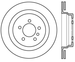BMW Z3 Brake Rotor (1) - Rear Left - Stoptech - Drilled Sport - Black - `98-`02 BMW Z3 Brake Rotor (1) - Rear Left - Stoptech - Drilled Sport - Black - `98-`02
