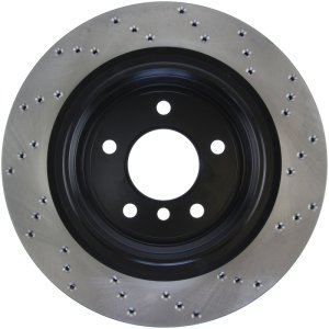 BMW Z3 Brake Rotor (1) - Rear Right - Stoptech - Sport Drilled - Black - `98-`02