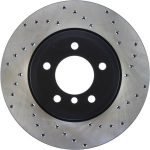 BMW 320i Brake Rotor (1) - Front Left - Stoptech - Sport Cryo Cross Drilled - Black - `01-`05 BMW 320i Brake Rotor (1) - Front Left - Stoptech - Sport Cryo Cross Drilled - Black - `01-`05