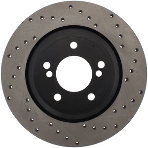 BMW M3 Brake Rotor (1) - Rear Left - Stoptech - Drilled - Black - `01-`06 BMW M3 Brake Rotor (1) - Rear Left - Stoptech - Drilled - Black - `01-`06