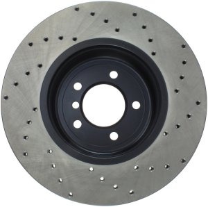 BMW 6 Series Brake Rotor (1) - Front Right - Stoptech - Drilled Sport - Black - `04-`05 BMW 6 Series Brake Rotor (1) - Front Right - Stoptech - Drilled Sport - Black - `04-`05