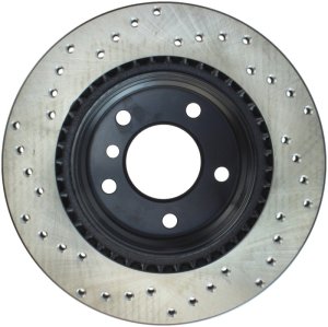 BMW 3 Series Brake Rotor (1) - Rear Left - Stoptech - Drilled Sport - Black - `06-`11 BMW 3 Series Brake Rotor (1) - Rear Left - Stoptech - Drilled Sport - Black - `06-`11