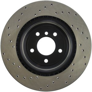 BMW 3 Series Brake Rotor (1) - Rear Left - Stoptech - Drilled Sport - Black - 2006 BMW 3 Series Brake Rotor (1) - Rear Left - Stoptech - Drilled Sport - Black - 2006