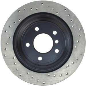 BMW X1 Brake Rotor (1) - Rear Right - Stoptech - Drilled Sport - Black - `10-`15
