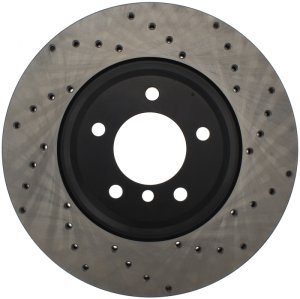 BMW 3 Series Brake Rotor (1) - Front Left - Stoptech - Drilled Sport - Black - `09-`11 BMW 3 Series Brake Rotor (1) - Front Left - Stoptech - Drilled Sport - Black - `09-`11