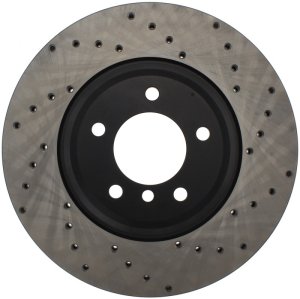 BMW 3 Series Brake Rotor (1) - Front Left - Stoptech - Drilled Sport - Black - `09-`11 BMW 3 Series Brake Rotor (1) - Front Left - Stoptech - Drilled Sport - Black - `09-`11