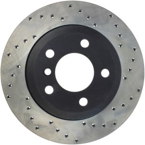 BMW X5 Brake Rotor (1) - Front + Rear - Stoptech - Drilled Sport - Black - `07-`16