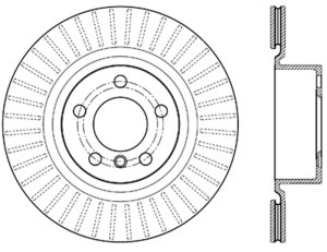 BMW X3 Brake Rotors (1) - Rear Left - Stoptech - Drilled Sport - Black - `11-`16