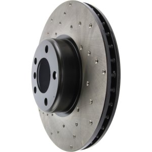 BMW 2 Series Brake Rotor (1) - Front Right - Stoptech - Sport Cryo Drilled - Black - `14-`15