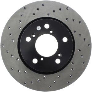 Honda Odyssey Brake Rotor (1) - Front Right - Stoptech - Drilled Sport - Black - `05-`10 Honda Odyssey Brake Rotor (1) - Front Right - Stoptech - Drilled Sport - Black - `05-`10