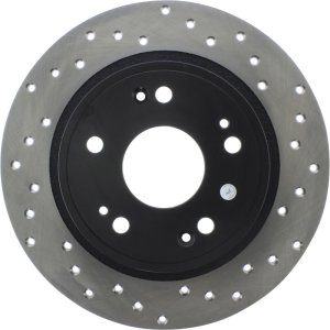 Acura TSX Brake Rotor (1) - Rear Left - Stoptech - Sport Cryo Drilled - Black - `09-`14 Acura TSX Brake Rotor (1) - Rear Left - Stoptech - Sport Cryo Drilled - Black - `09-`14