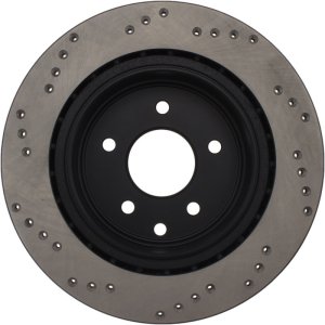 Infiniti M45 Brake Rotor (1) - Rear Right - Stoptech - Cryo Drilled Sport - `06-`10