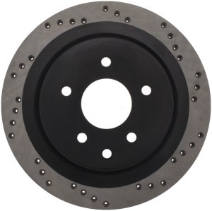 Infiniti G35 Brake Rotor (1) - Rear Left - Stoptech - Drilled Sport - `05-`08
