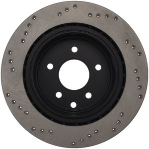 Infiniti M45 Brake Rotor (1) - Rear Left - Stoptech - Drilled Sport - `06-`10