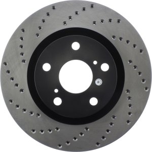 Toyota Mirai Brake Rotor (1) - Front Right - Stoptech - Sport Drilled Rotor - Black - `16-`18 Toyota Mirai Brake Rotor (1) - Front Right - Stoptech - Sport Drilled Rotor - Black - `16-`18