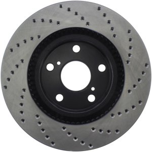 Scion iM Brake Rotor (1) - Front Right - Stoptech - Drilled Sport - Black - 2016
