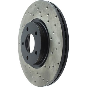 Mazda 3 Brake Rotor (1) - Front Left - Stoptech - Sport Cryo Drilled - Black E-Coated - `07-`13 Mazda 3 Brake Rotor (1) - Front Left - Stoptech - Sport Cryo Drilled - Black E-Coated - `07-`13