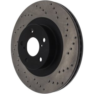 Subaru Baja Brake Rotor (1) - Front Right - Stoptech - Drilled Sport Cryo - Black - `04-`06 Subaru Baja Brake Rotor (1) - Front Right - Stoptech - Drilled Sport Cryo - Black - `04-`06