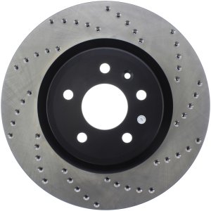 Lincoln MKT Brake Rotor (1) - Front Left - Stoptech - Drilled Sport Rotor - Black - `11-`19