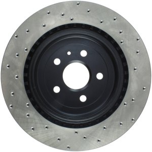Cadillac CTS Brake Rotor(s)(2) - Rear Right - Stoptech - Drilled Sport - Black - `09-`17