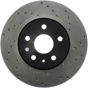 Buick LaCrosse Brake Rotor(s) (1) - Front Left - Stoptech - Drilled Sport - Black - `10-`16