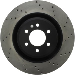 Dodge Viper Brake Rotor (1) - Front Left - Stoptech - Drilled Sport - Black - `03-`17 Dodge Viper Brake Rotor (1) - Front Left - Stoptech - Drilled Sport - Black - `03-`17