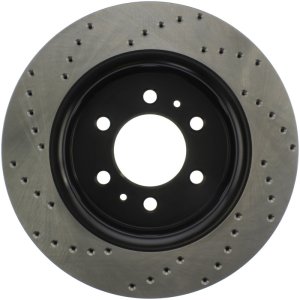 Ford F-150 Brake Rotors (1) - Front Left - Stoptech - Drilled Sport - Black - `10-`20 Ford F-150 Brake Rotors (1) - Front Left - Stoptech - Drilled Sport - Black - `10-`20