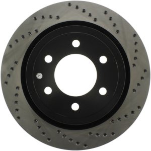 Ford Expedition Brake Rotor (1) - Rear Left - Stoptech - Sport Cross Drilled - Black - `18-`20