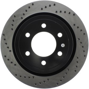 Ford F-150 Brake Rotor (1) - Rear Right - Stoptech - Sport Cross Drilled - Black - `18-`20