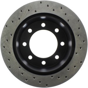 Chevrolet Silverado 2500 HD Brake Rotors (1) - Stoptech - Drilled Sport - Black - `01-`10