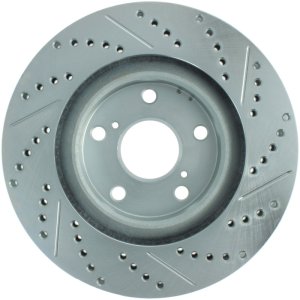 Scion iM Brake Rotor (1) - Front Right - Stoptech - Slotted & Drilled - 2016