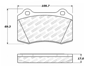 Dodge Viper Brake Pads - Front/Rear - Stoptech - Street Select - `92-`02 Dodge Viper Brake Pads - Front/Rear - Stoptech - Street Select - `92-`02