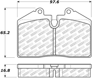 Ferrari 575 M Maranello Brake Pads - Front/Rear - Stoptech - Street Select - `03-`04