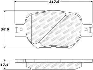 Toyota Celica Brake Pads - Front/Rear - Stoptech - Street Select - `00-`05