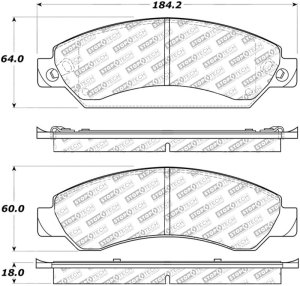 Chevrolet Silverado 1500 Classic Brake Pads - Front - Stoptech - Street Select - 2007