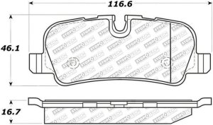 Land Rover Range Rover Sport Brake Pads - Front + Rear - Stoptech - Street Select - `10-`13 Land Rover Range Rover Sport Brake Pads - Front + Rear - Stoptech - Street Select - `10-`13