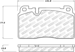 Audi Q5 Brake Pads - Front - Stoptech - Street Select - `13-`17