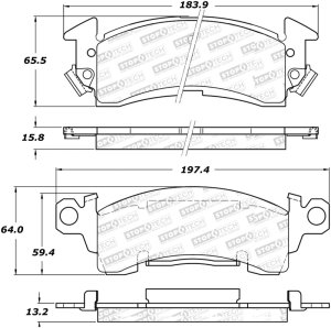 Chevrolet Astro Brake Pads - Stoptech - Street - `85-`02