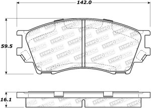 Mazda Millenia Brake Pads - Stoptech - Street - `95-`02