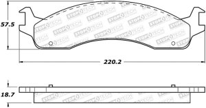 Ford E-150 Brake Pads - Stoptech - Street - 2007
