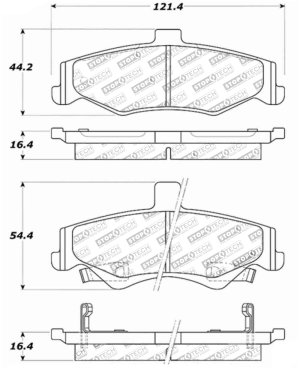 Chevrolet Camaro Brake Pads - Stoptech - ST Street - `98-`02
