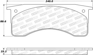 Chevrolet C5500 Kodiak Brake Pads - Stoptech - Street - `03-`09