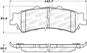 Chevrolet Silverado 1500 HD Brake Pads - Stoptech - ST Street - 2001