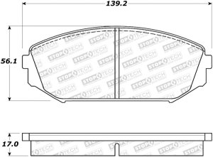 Honda Odyssey Brake Pads - Stoptech - Street - `99-`04 Honda Odyssey Brake Pads - Stoptech - Street - `99-`04
