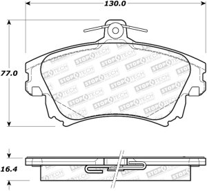 Volvo V40 Brake Pads - Stoptech - Street - `00-`04