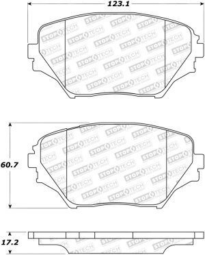Toyota RAV4 Brake Pads - Stoptech - ST Street - `01-`05