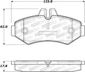 Dodge Sprinter 3500 Brake Pads - Stoptech - ST Street - `03-`05